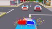 Colors Cars Transportation - Police Car Racing Car Monster Truck & Trucks Cars & Truck Stories