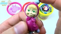 Vanz Toys - Play Doh Clay Surprise Cups Toys with Paw Patrol Thomas Masha Pikachu Peppa Pi
