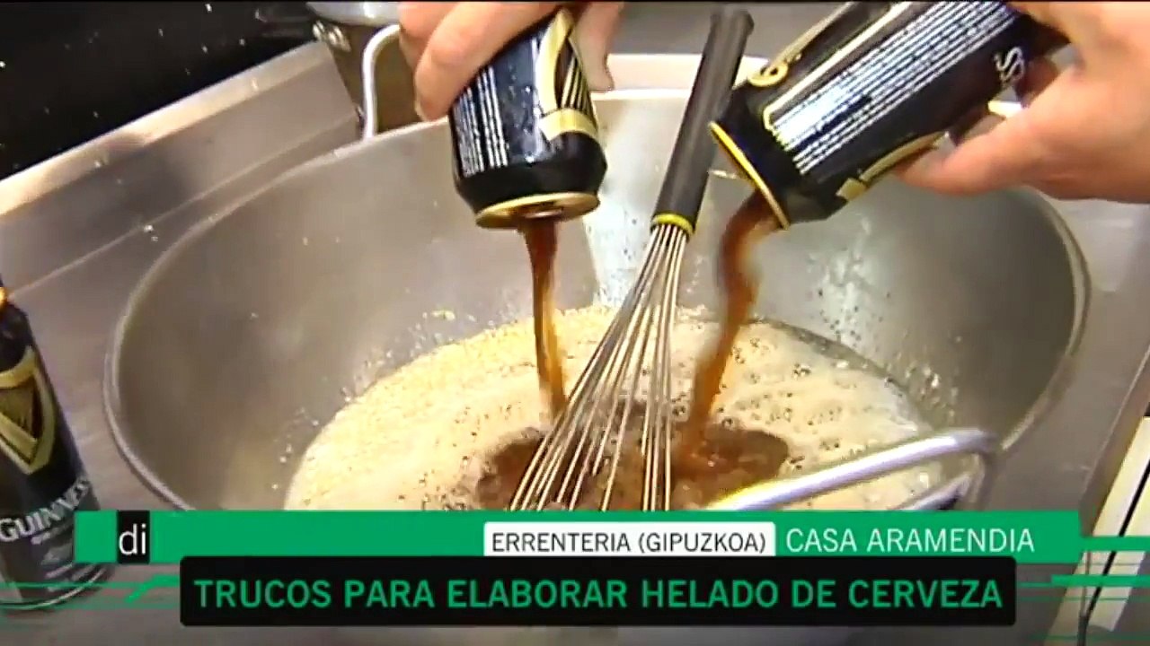 Helado de cerveza