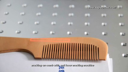 marking comb with co2 laser marker