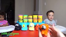 Les couleurs pour amusement amusement enfants Apprendre petit jouer pâte à modeler avec Doh surprises playdough ~ lavignes