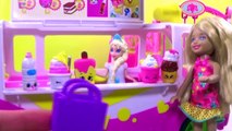 Crème poupée de la glace jouer Cour de récréation bonhomme de neige jouet un camion Barbie stacie shopkins doh