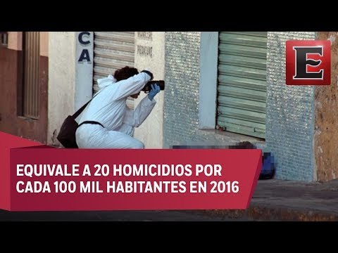 23 mil 953 homicidios en 2016: INEGI