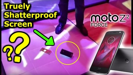 Moto Z2 Force DROP TEST + FIRST HANDS ON (Truely Shatterproof Screen? The Answer's Inside)
