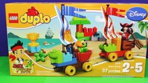 LEGO DUPLO DISNEYS JAKE AND THE NEVERLAND PIRATES RACING STOP MOTION WITH CAPTAIN HOOK AN
