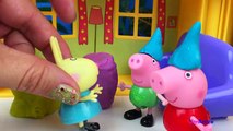 Aventure en volant bonjour Salut géant enfants minou boueux jouer flaque jouets Le jet doh de Peppa Pig