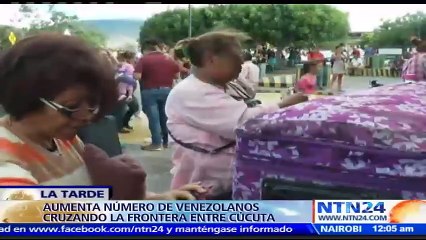 Скачать видео: Incrementa paso de venezolanos a Colombia en la frontera debido a la incertidumbre tras votación de la constituyente