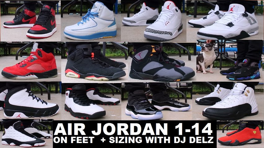 Air Jordan 1 14 Sneakers On Feet Sizing Video Dailymotion