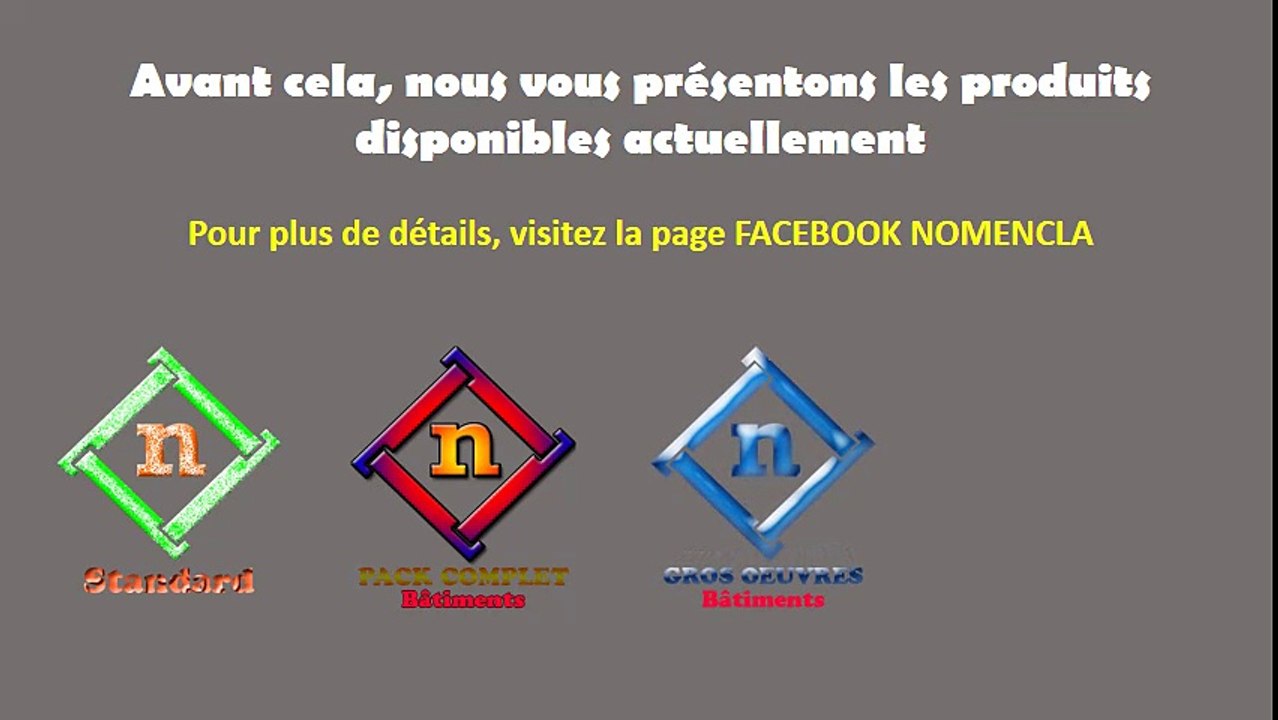 uelles sonts les documents établis par le logiciel NOMENCLA