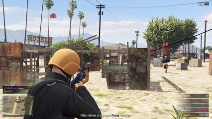 GTA V ONLINE - LARANJA CONTRA AZUL