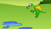 Dinosaurs Cartoons For Children Funny - Dinosaurs Videos For Kids 2017 - Curious Geor