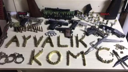 Balıkesir - Ayvalık'ta Cephanelik Gibi Ev ve Işyeri, 1 Gözaltı