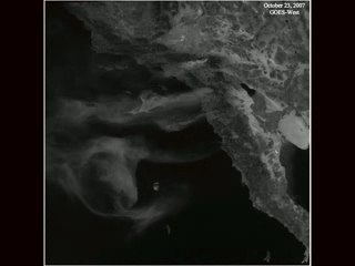 USA: les incendies vus de l'espace