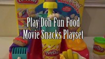 Play Doh Poppin Movie Snacks Playset Play Dough Toy Unboxing & Review!