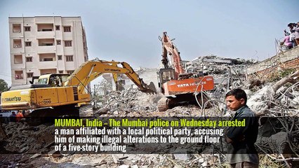 Deadly Building Collapse in India Caused by Illegal Alterations, Police Say