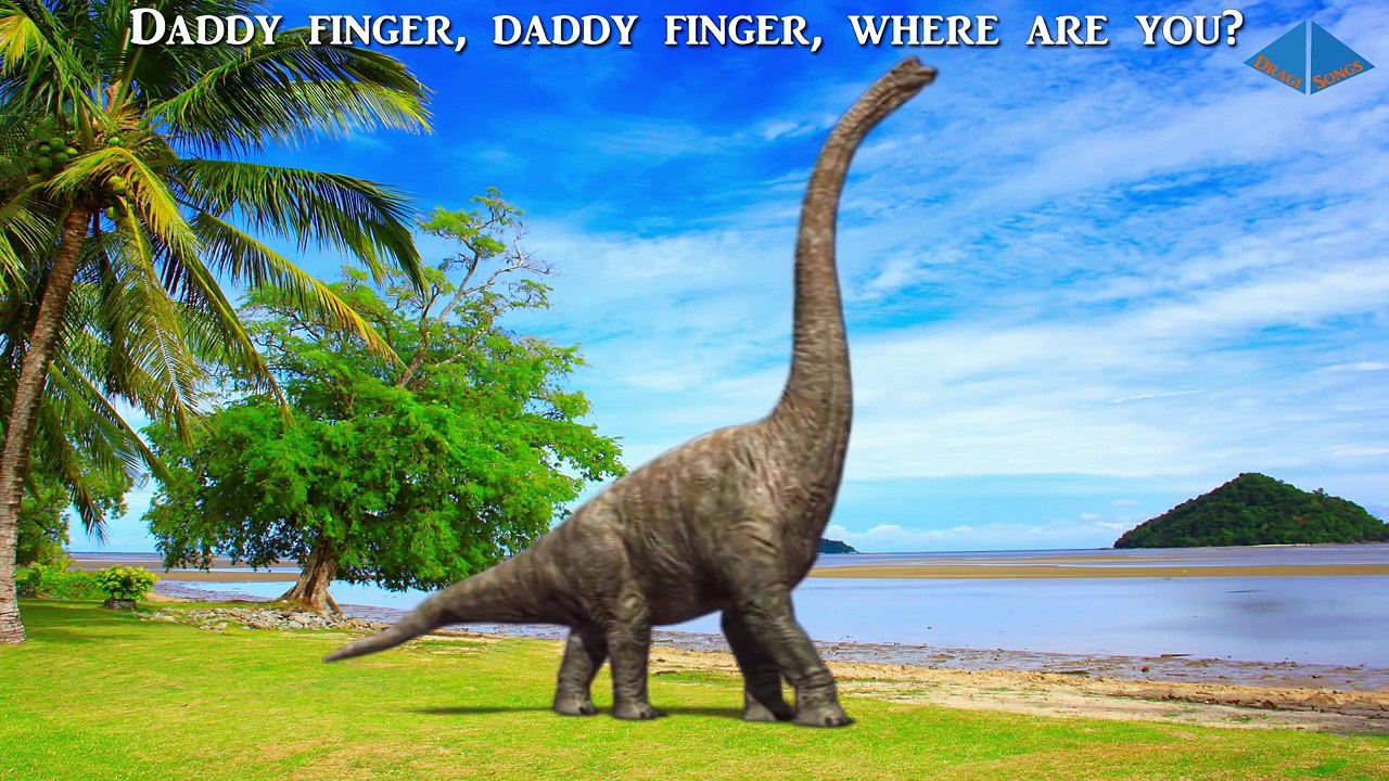 Niños dinosaurio familia dedo para música vivero rimas |