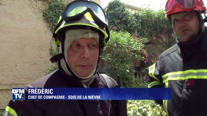 Download Video: Au plus près des incendies avec les pompiers du Var à Bormes-les-Mimosas