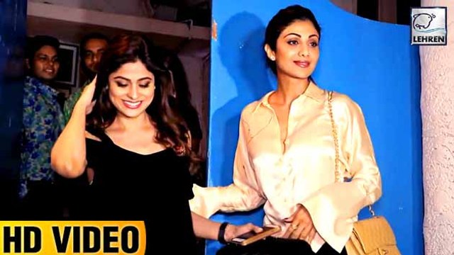 Shilpa Shetty Parties Late Night With Sister Shamita Shetty