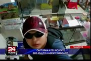 Tarapoto: capturan a presunto delincuente que asaltó un agente bancario