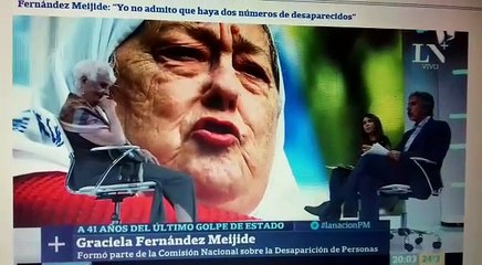 Graciela Fernández Meijide y la mentira de los 30.000 desaparecidos