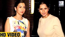 Gauahar Khan And Sania Mirza Spotted At A Restaurant