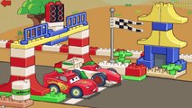 Des voitures dessin animé finale pour des jeux foudre course course contre Mcqueen francesco bernoulli lego disney