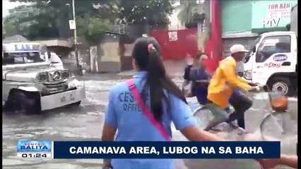 Download Video: CAMANAVA area, lubog na sa baha dahil sa ulang dala ng Habagat na pinalakas pa ni bagyong #GorioPH