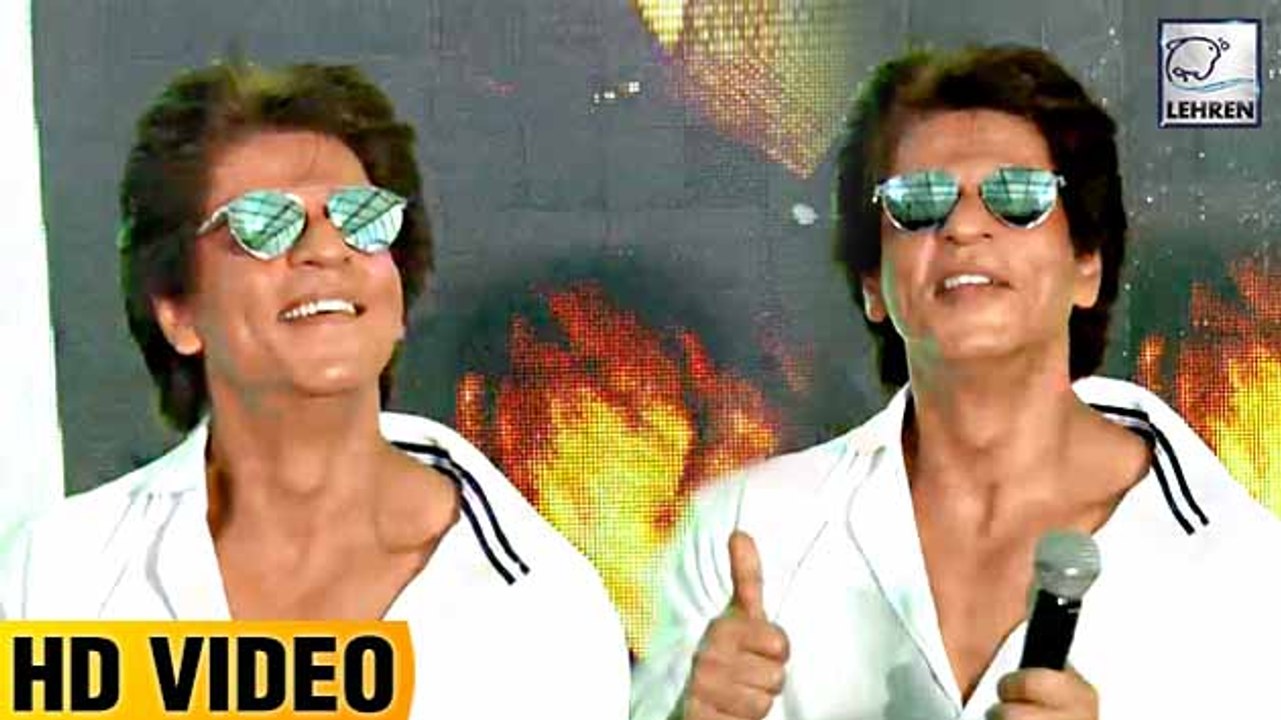 HOW CUTE! Shah Rukh Smiles When It Starts Raining During 'Hawayein' Song Launch