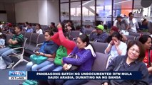 Panibagong batch ng undocumented OFWs mula Saudi Arabia, dumating na sa bansa