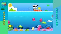 Baby Panda Happy Fishing - Learn Sea Animal Names - Baby Panda Fun Kids Game Video