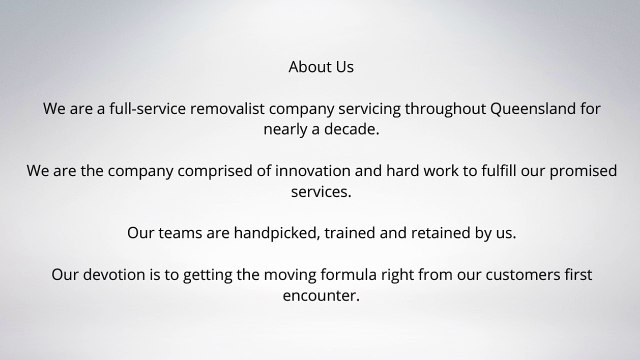 Professional Brisbane Removalists | Your Local Movers