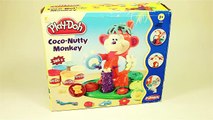 Por arcilla palma de coco Mono de nuez jugar juego Doh hasbro playdoh macaquinho loco masas