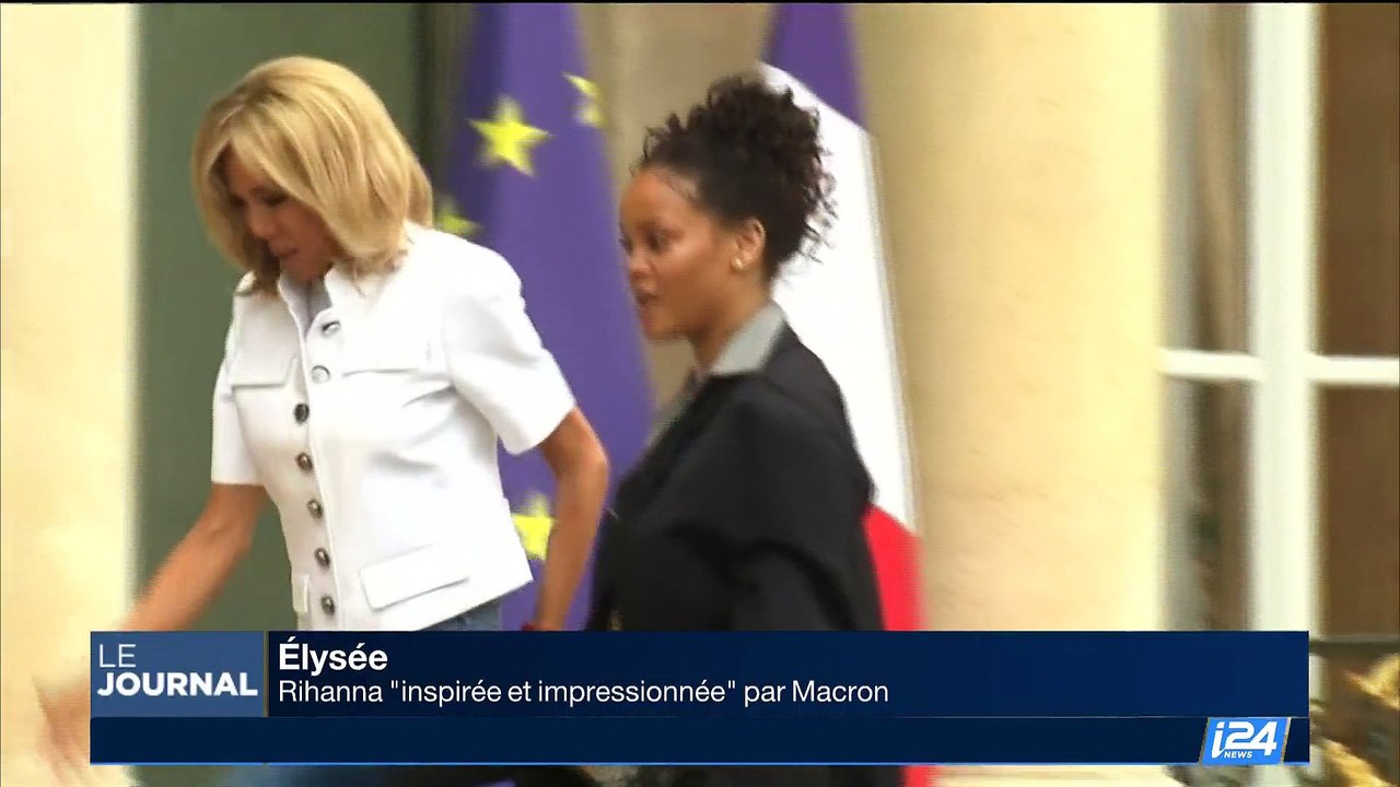 Elysée: Rihanna "inspirée et impressionnée" par Emmanuel Macron