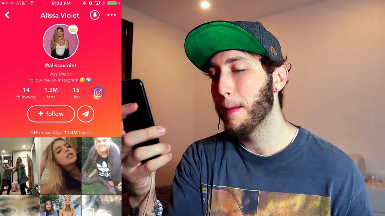 REACTING TO MY GIRLFRIENDS MUSICAL.LYS (Alissa Violet)