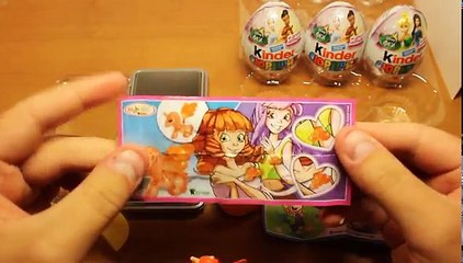 Феи Диснея Киндер Сюрприз new, распаковка упаковки киндеров (Kinder Surprise Disney Fairi