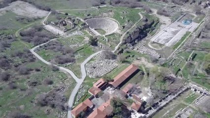 Dünya Mirası Listesine Giren "Afrodisias" Havadan Görüntülendi