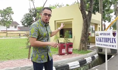 Tempat Kejadian Perkara Penyerangan Teroris Medan