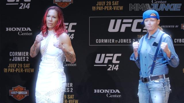 Cristiane 'Cyborg' Justino, Tonya Evinger ready to shine, put on a show for UFC 214