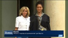 Elysée: Rihanna "inspirée et impressionnée" par Emmanuel Macron