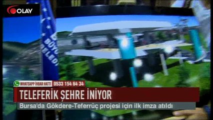 Teleferik şehre iniyor (Haber 26 07 2017)