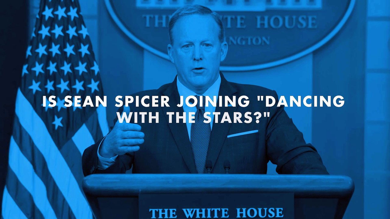 Is Sean Spicer joining 'Dancing with the Stars?'