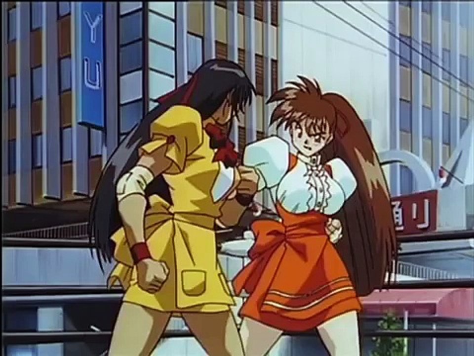 애니메이션 배리어블 지오(ヴァリアブル・ジオ,Variable Geo) 료나(ryona,リョナ) 장면 모음