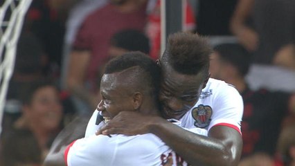Nice / Ajax - L'ouverture du score de Balotelli !