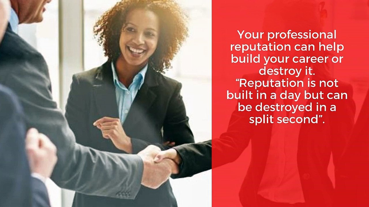 Tips to Build Your Professional Reputation