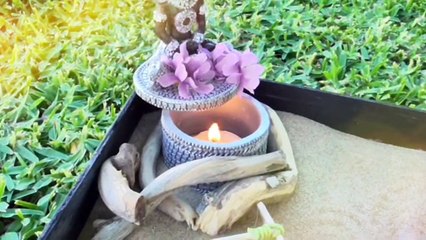 Mini jardín de mesa Zen. Karesansui. Hazlo tu mismo ⛩