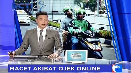 Ojek Online Mangkal Munculkan Kemacetan Baru