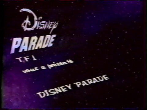 TF1 - 3 Septembre 1989 - Fin Disney Parade , bande annonce, jingle pub