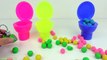Learn Colors Play Foam Surprise Eggs Play Doh Ice Cream Candy Cups Squishy Balls Nursery R
