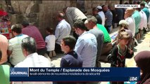 Mont du Temple / Esplanade des Mosquées: les fidèles retournent prier à l'intérieur