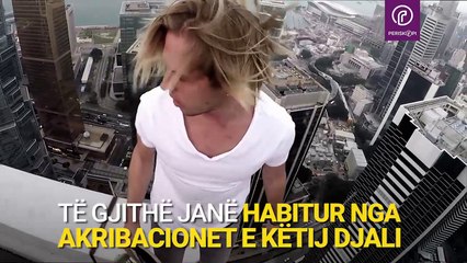 Shikoni çmendurinë e këtij të riu që po rrezikon jetën!